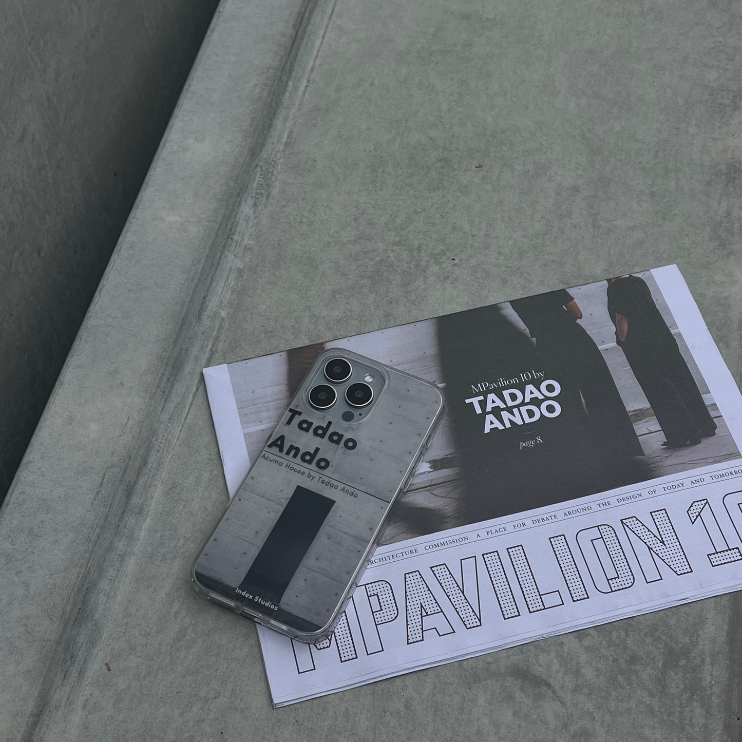 Index Studios x Tadao Ando iPhone Frosted Case Architectural series I - Azuma House