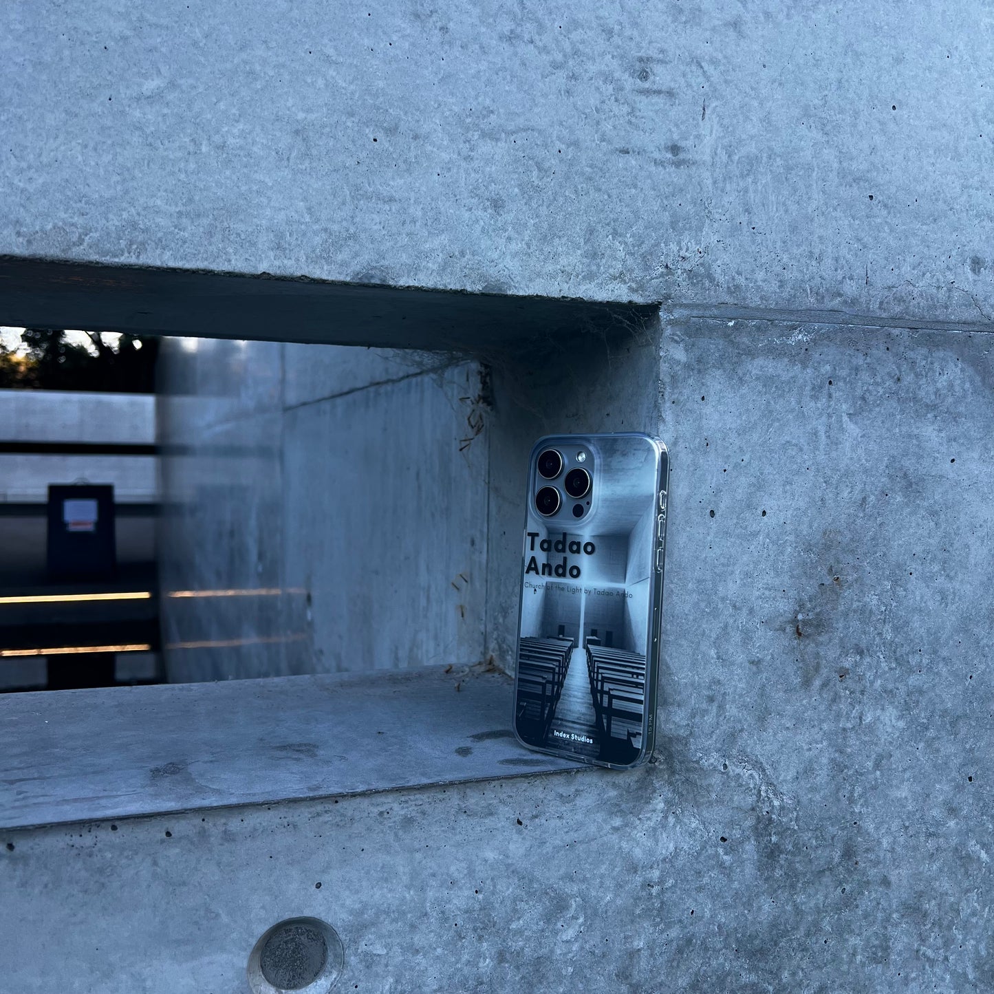 Index Studios x Tadao Ando iPhone Frosted Case Architectural series I - Church of Light