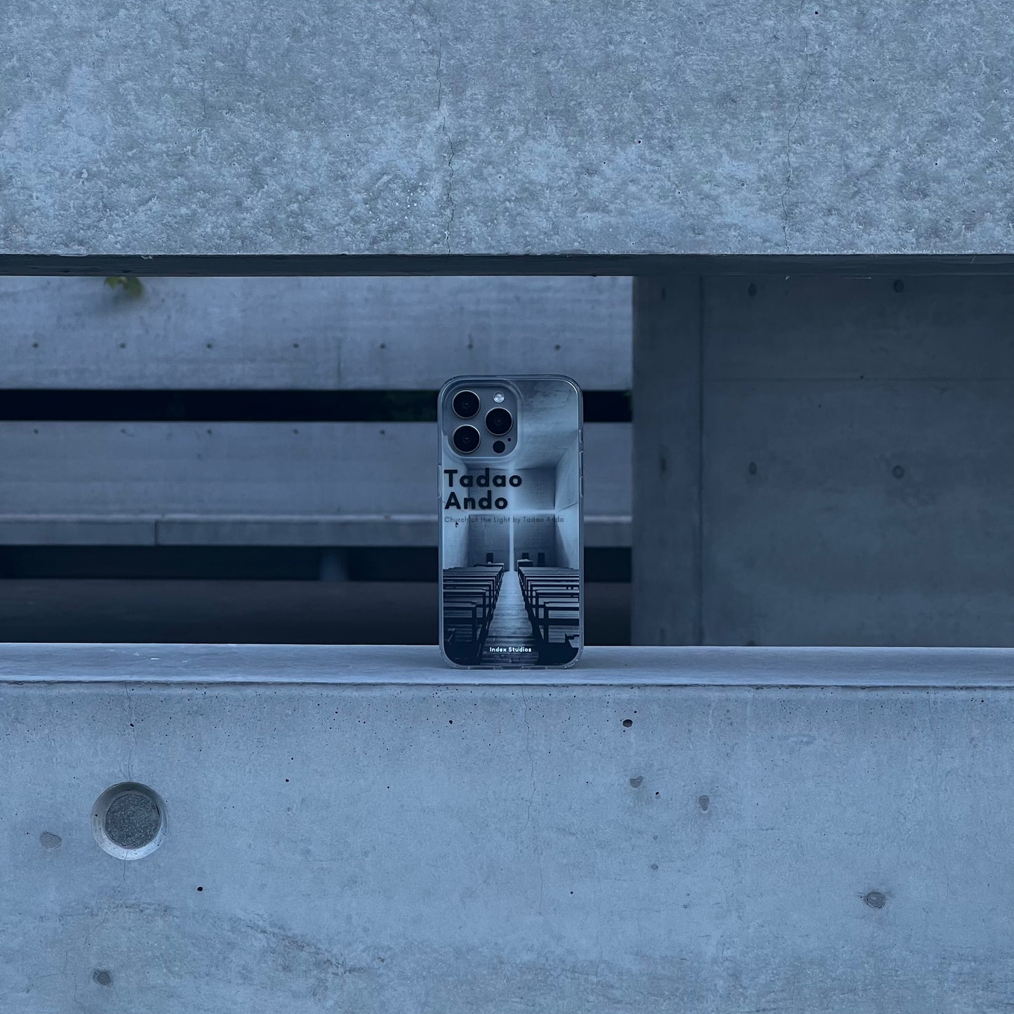 Index Studios x Tadao Ando iPhone Frosted Case Architectural series I - Church of Light