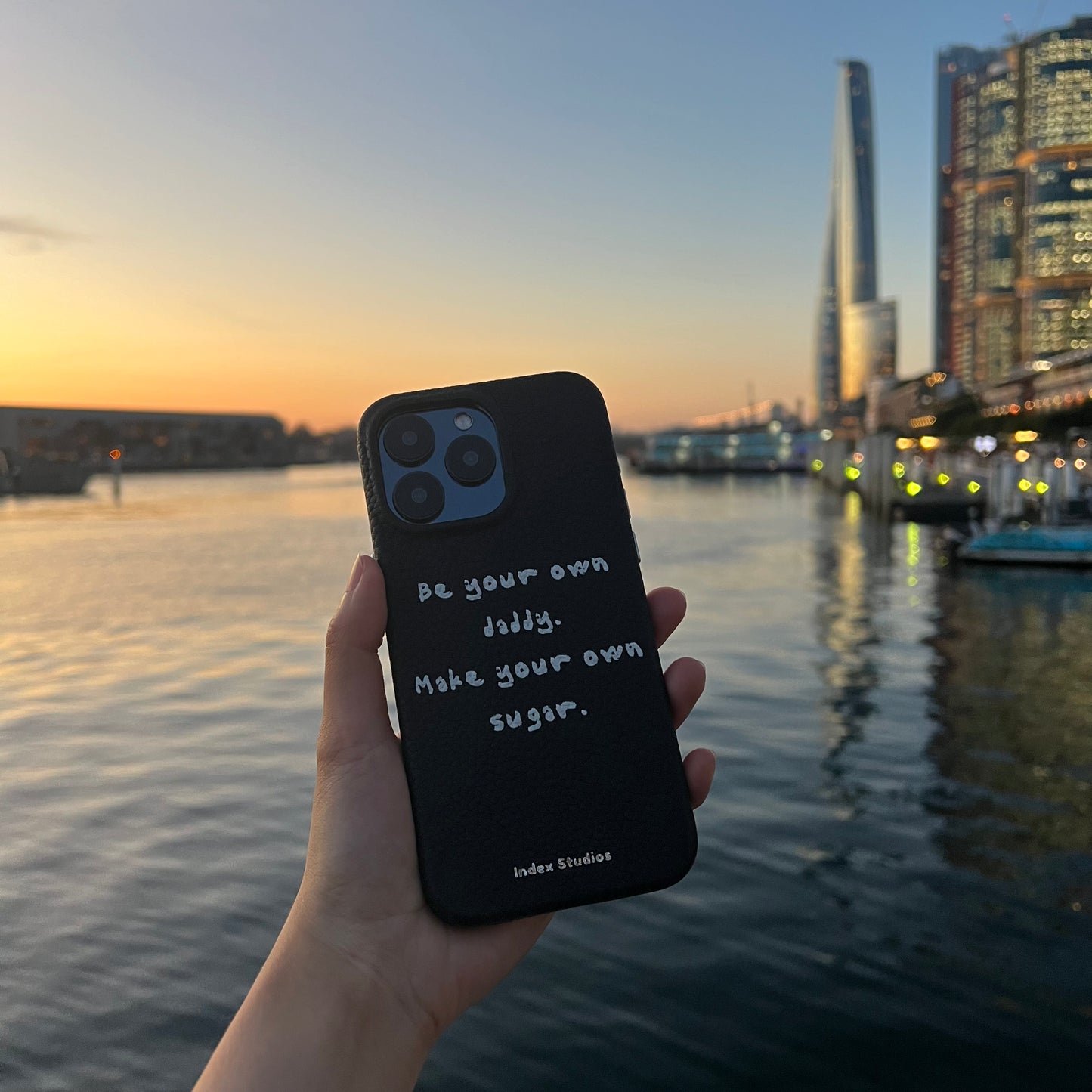 Index Studios Leather Phone Case